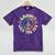 Groovy Like The 70s Peace Aesthetic Nostalgia 1970's Retro Mineral Wash Tshirts Mineral Purple