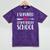 Hairstylist Cosmetology School Graduation Graduate Tee Mineral Wash Tshirts Mineral Purple