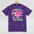 Happy Last Day Of School Coquette Bow Graduation Girls Kids Mineral Wash Tshirts Mineral Purple