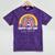 HAPPY LAST OF DAY SCHOOL Rainbow Teacher Student Graduation Mineral Wash Tshirts Mineral Purple