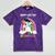 Happy Last Days Of School Graduation Class 2022 Unicorn Girl Mineral Wash Tshirts Mineral Purple