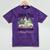 Holiday Scene Nostalgia North Pole Tree Farm Merry Christmas Mineral Wash Tshirts Mineral Purple