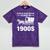 I'm From The 1900s Tee Over The Hill Mineral Wash Tshirts Mineral Purple