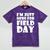 I'm Just Here For Field Day For Graduation 2018 T-Shirt Mineral Wash Tshirts Mineral Purple