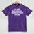 I'm Not Anti-Social I'm Selectively Social Introvert Mineral Wash Tshirts Mineral Purple