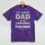 I'm A Proud Dad Of An Awesome Physical Therapist Graduation Mineral Wash Tshirts Mineral Purple