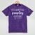 Introvert It's Way Too Peopley Outside Sarcastic Sayin Mineral Wash Tshirts Mineral Purple