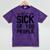 Introvert Men Women Sarcastic Saying Sick Of People Mineral Wash Tshirts Mineral Purple