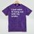 Introvert Pet Snake Owner Mineral Wash Tshirts Mineral Purple