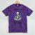 Introvert Read Spicy Books Lover Bookworm Skeleton Reading Mineral Wash Tshirts Mineral Purple