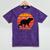 Introvert Retro Sunset Capybara Tee Mineral Wash Tshirts Mineral Purple