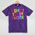 Introvert I Want To Be Alone Retro Wavy Mineral Wash Tshirts Mineral Purple