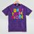 Introvert I Want To Be Alone Retro Wavy Mineral Wash Tshirts Mineral Purple