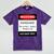 Introvert Warning Danger Do Not Pet Disturb Anti-Social Mineral Wash Tshirts Mineral Purple