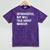 Introverted But Will Talk About Makeup Vlogger Blogger Vlog Mineral Wash Tshirts Mineral Purple