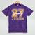 Junior Class 2027 Graduation Back To School Orange Letters Premium Tri-Blend Mineral Wash Tshirts Mineral Purple