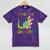Kids 1st Grade Graduate Dinosaur Trex 1st Grade Graduation Mineral Wash Tshirts Mineral Purple
