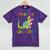 Kids 2nd Grade Graduate Dinosaur Trex 2nd Grade Graduation Mineral Wash Tshirts Mineral Purple