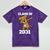 Kids Class Of 2031 Shirt Graduation Dabbing Dog Shirt Mineral Wash Tshirts Mineral Purple