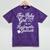 Kids Girls Kindergarten Graduation Outfit Mineral Wash Tshirts Mineral Purple