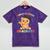 Kids Kindergarten Graduate Cat Graduation Mineral Wash Tshirts Mineral Purple