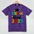 Kids Pre-K Grad 2025 Preschool Prek Graduation Mineral Wash Tshirts Mineral Purple