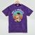 Kids Pre-K Graduate Sloth Cap And Gown Cute Preschool Graduation Mineral Wash Tshirts Mineral Purple