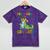 Kids Preschool Graduate T-Rex Dinosaur Preschool Graduation Mineral Wash Tshirts Mineral Purple