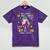Kindergarten Graduation 2025 Graduate Girls Unicorn 1st Grad Mineral Wash Tshirts Mineral Purple