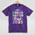 Kindergarten Graduation Kindergarten Grad Kid Girl Boy 2025 Mineral Wash Tshirts Mineral Purple