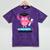 Kindergarten Graduation Tee Shirt Pink Owl T-Shir Mineral Wash Tshirts Mineral Purple