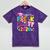 Little Miss Pre-K Grad 2026 Preschool Graduation Kids Girls Mineral Wash Tshirts Mineral Purple
