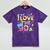 I Love The 90'S 90s Retro Nostalgia Mineral Wash Tshirts Mineral Purple