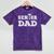 Matching Family Highschool Graduation 2024 Senior Dad Mineral Wash Tshirts Mineral Purple