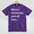 Merry Christmas Sarcastic Phrase For Introvert People Mineral Wash Tshirts Mineral Purple