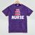 MsMrs Miss NURSE Nursing Graduation Mineral Wash Tshirts Mineral Purple