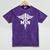 MSN Letters On Caduceus Medical Emblem MSN Nurse Graduation Mineral Wash Tshirts Mineral Purple