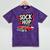 Nostalgia 1950s Sock Hop Dance Mineral Wash Tshirts Mineral Purple