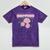 Nostalgia 80s 90s Retro Style Graphics Rose Pink Flower Mineral Wash Tshirts Mineral Purple