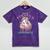 Not Friendly Do Not Approach Women & Girls Unicorn Cute Introvert & Humor Lovers For Women V-Neck Classic Fit Modern Short Sleeve Mineral Wash Tshirts Mineral Purple