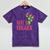 Not a Hugger Sarcastic Introvert Cactus Theme Women Mineral Wash Tshirts Mineral Purple