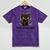 Not A Hugger Tee Angry Cat Sarcastic Cute Introvert Mineral Wash Tshirts Mineral Purple