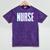 Nurse Glitch Aesthetic Graduation Nurse Glitch Graphic Art Mineral Wash Tshirts Mineral Purple