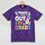 Peace Out 5th Grade Fifth Grade Graduation T-Shirt Mineral Wash Tshirts Mineral Purple