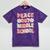 Peace Out Middle School Graduation Groovy Last Day Of School Mineral Wash Tshirts Mineral Purple