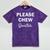 Please Chew Quieter Introvert Mineral Wash Tshirts Mineral Purple Please Chew Quieter Introvert Mineral Wash Tshirts Mineral Purple