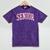 Preppy Varsity Pink Senior Graduation Mineral Wash Tshirts Mineral Purple