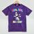 Preschool Graduate Shirt ABC 123 Mic Drop Llama Graduation Mineral Wash Tshirts Mineral Purple