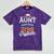 Proud Aunt Of 2018 Graduate Shirt Graduation Grad Class Mineral Wash Tshirts Mineral Purple
