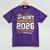 Proud Aunt Of A Class Of 2026 Graduate Senior Graduation 26 Mineral Wash Tshirts Mineral Purple